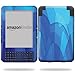 Protective Vinyl Skin Decal Cover for Amazon Kindle 3 (Fits Kindle Keyboard) 6" display ebook reader sticker skins - Blue Heaven