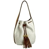 Melie Bianco Vivian Woven Bucket Bag