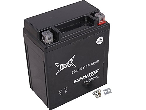 TMS® AGM Ytx7l-bs Battery for Honda Nx125 Nx250 Cb600f Cb250 Cb600f Rebel Cmx250c 250 Suzuki Dr350se Dr350 Dr125 Kawasaki Kfx450r Klx250s Kl250
