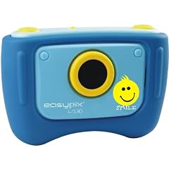 Easypix V130 Digitalkamera (1,3 Megapixel, 4-fach digitaler Zoom, 3,25 cm Display) blau