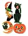 Retro Halloween 70's Decorations Die Cut (Set of 4)