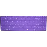 High Quality Ultra Thin Soft Silicone Gel Keyboard Protector Skin Cover for 15.6" ASUS Vivobook S500CA-SI50305T, S500CA-DS51T, S500CA-US71T, S550CA-DS51T, S500CA-SI30401U, V500CA-BB31T, V500CA-DB31T, V500CA-DB51T, V500CA-DB71T, V500CA-EB71T 15.6-Inch Touchscreen Laptop with Retail Packaging (Purple)