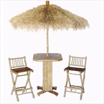 Bamboo 54 Bamboo 4 Piece Bar Height Dining Table Set product image