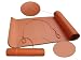 100% Eco-friendly 6mm Orange TPE Yoga Mat with Carry Strap Sling, Non-PVC Mat, Yoga & Pilates