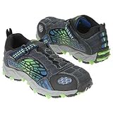 Stride Rite Toddler/Little Kid D-Fly H&L Sneaker,Navy/Green Flash,1.5 W US Little Kid