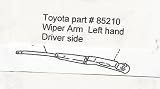 Arm; Windshield Wiper; Toyota 1991