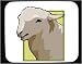 Mouse Pad with Animals, wool, Wildlife, sheep, animal, farm