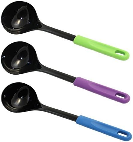 Set of 3 Nylon Ladles in Assorted Colors