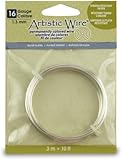 Artistic Wire 16-Gauge,Tarnish-Resistant Silver, 10-Feet