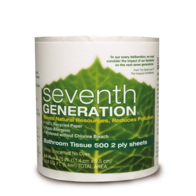 Seventh Generation 48B2T500 Bathroom Tissue 500 Sheet, 2-Ply - Pack Of 48