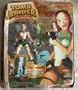 New 7" Tomb Raider Lara Croft and Crocodile action figure set