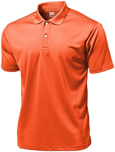 Wundou Men's Sports Dry Light Polo-Shirts P335?4XL?Orange