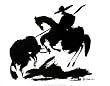 (11x14) Pablo Picasso Bullfight I Horse and Bull Art Print Poster