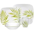 Corelle Square 16-pc. Dinnerware Set - Bamboo Leaf