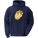 Nike Cal Golden Bears Navy Blue Classic Logo Hoody Sweatshirt (X-Large)