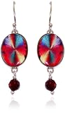 Anatomology Progesterone Micrograph Oval Earrings with Crystal