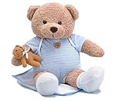 Ethan - Plush Bear In Blue Outfit