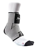 McDavid Level 3 Ankle Brace with Straps, Gray, X-Small

