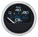Chesapeake Black Ss Marine Instruments (20071-5101961) - Type: Oil Pressure Gauge - Style: 80 Psi