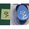 HEYDA Motiv-Locher Rose, gross, Farbe: blau VE=1
