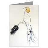 Caricature of Coco Chanel By the Artist Sem Card Set