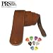 Paul Reed Smith Leather Bird Strap in Brown - (ACC-3112) Includes PRS Pick Sampler