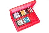 Assecure 3DS game card case 24 (Red) 24 in 1 box for 3DS /DSi/XL/DS