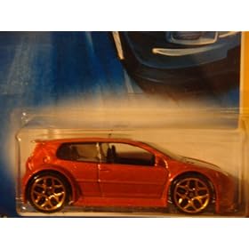 Hot Wheels Vw Golf GTI Bronze 5y Wheels #27 1/64 2007