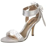 Unlisted Women's TV List Ankle-Strap Sandal,White,10 M US