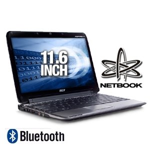 Acer Aspire One AO751h-1893 11.6-Inch Black Netbook - 8 Hour Battery Life
