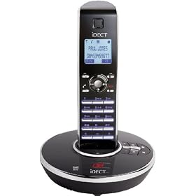 Binatone iDECT N1i Single DECT Phone with Answering Machine - Black