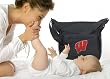 University of Wisconsin Diaper Bag Official NCAA College Logo Deluxe UW Badgers - Baby Bag - BEST Baby Shower GIFT for New Dad, Father or New Mom Mother GIFTS