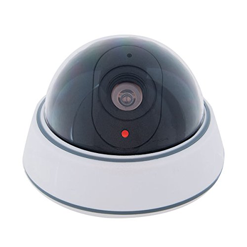 SABRE Wireless Outdoor Fake Security Dome Surveillance Camera with