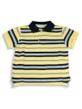 E-Land - Toddler Boys Short Sleeved Polo Shirt, Yellow, Blue