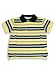 E-Land - Toddler Boys Short Sleeved Polo Shirt, Yellow, Blue