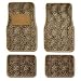 Leopard Animal Print Auto Floor Mat 4 pcs