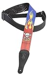 Levy's Leathers 2 Polyester Guitar Strap with Rat Fink Art,