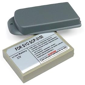 Brand New Sanyo SCP-3100, SCP-2400 Extended Lithium-Ion Battery with Door (1400 mAh)