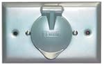 Leviton 4937 Weatherproof Inlet on Fl...
