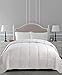 LUX Décor King Comforter – 102x90 Ultra-Soft Down Alternative Duvet Insert with Corner Tabs & Box Stitching, Hotel Quality Plush Microfiber Bedding, Oeko-TEX Certified - White
