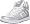 DC Women's Rebound Hi Skate Shoe,White/Silver,5 M US