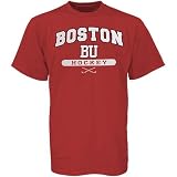 Russell Boston Terriers Scarlet Hockey T-shirt
