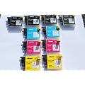 10 (2 FULL SETS + 2 EXTRA BLACK) COMPATIBLE INK CARTRIDGES LC985 BY FOR BROTHER PRINTERS DCP-J125 DCP-J315W CDP-J515W MFC-J265W MFC-J410 MFC-J415W MFC-J220 LC985BK LC985C LC985M LC985Y LC 985 BLACK CYAN MAGENTA YELLOW Supplied by Delcomcomputers & Wantmoreink