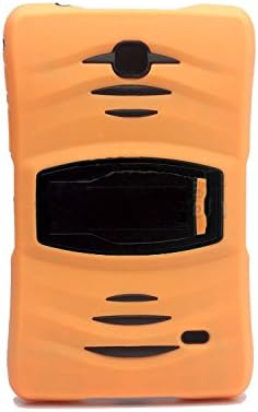 Lovelifemall Samsung Galaxy Tab 4 7.0 Kids Case -Durable Heavy Duty Rugged Impact Hybrid Case with Built-in Screen Protector For Samsung Galaxy Tab 4 7.0 (SM-T230 / SM-T231 / SM-T235) (Orange)