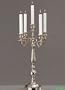 Kerzenleuchter 50cm, 5-flammig, silber�Kerzenst�nder BIG