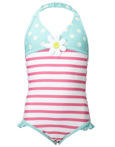 Accessorize Girls Daisy Halterneck Swimsuit