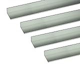 安田 アルミアングル 1m 1.2x 6x15mm シルバー 4本組