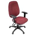 Adjustable Task Chair - Burgundy