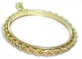 Coin Bezel $20 Gold Double Eagle Gold Filled Rope 41iR5DQEGCL. SL160 Coin Bezel $20 Gold Double Eagle Gold Filled Rope