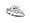 Zoe R(tm) White Gold Engagement Ring with Signity by Swarovski Cubic Zirconia (CZ) Size 4.5